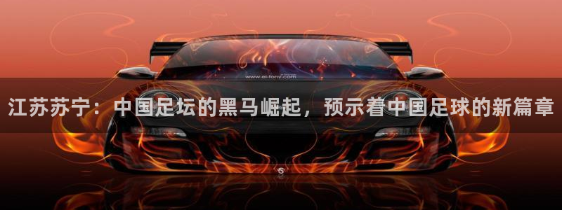 江苏苏宁：中国足坛的黑马崛起，预示着中国足球的新篇章