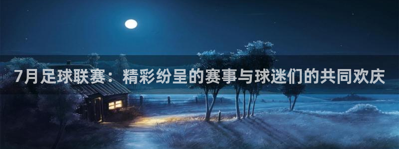  7月足球联赛：精彩纷呈的赛事与球迷们的共同欢庆