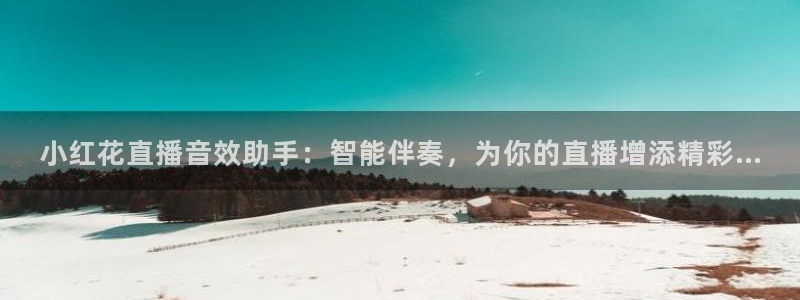 球神直播首页：小红花直播音效助手：智能伴奏，为你的直播增添精彩...